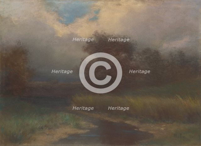 At the stream, around 1910. Creator: Felicián Moczik.