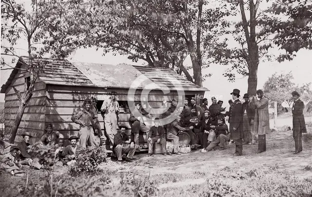 At the Sutler's Store, 1861-65. Creator: Unknown.