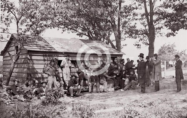 At the Sutler's Store, 1861-65. Creator: Unknown.