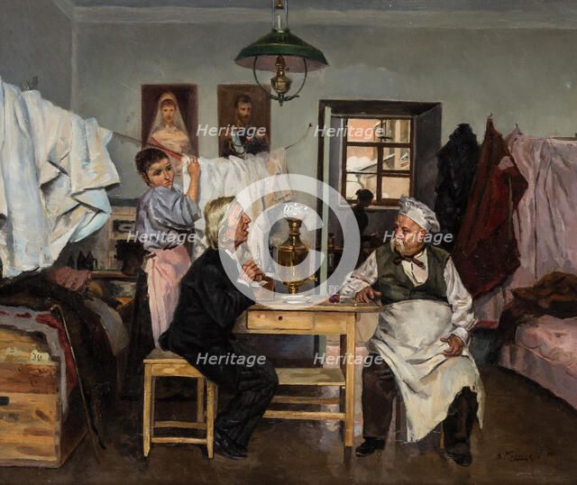 At the samovar, 1900.