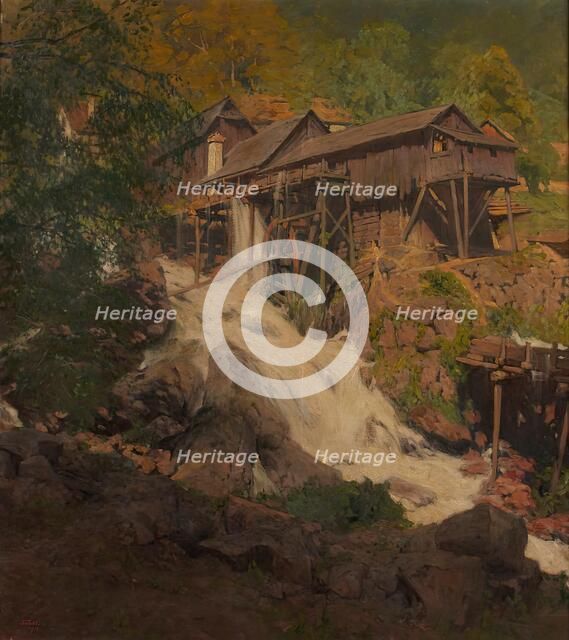 At the Sarmingbach, 1911. Creator: Jindrich Tomec.