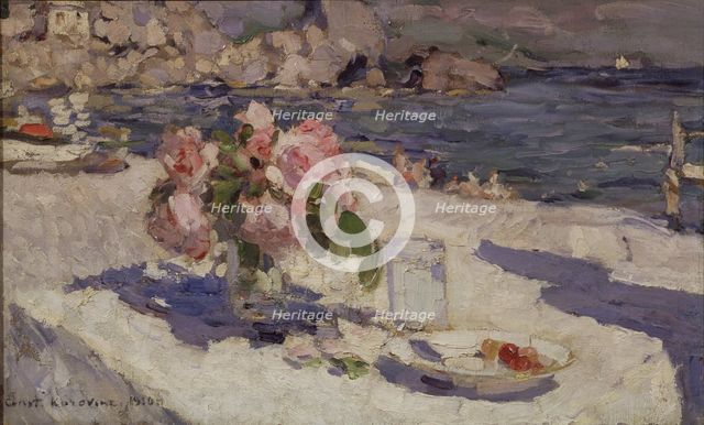 At the seashore, 1910. Artist: Korovin, Konstantin Alexeyevich (1861-1939)