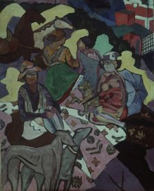 At the seaside, 1915-1916. Artist: Lentulov, Aristarkh Vasilyevich (1882-1943)