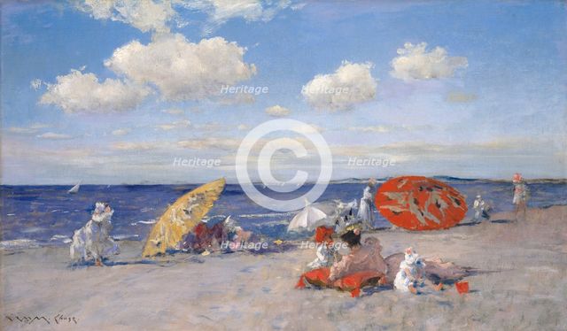 At the Seaside, ca. 1892. Creator: William Merritt Chase.