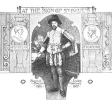 At the Sign of St. Paul's: Francis Bacon, 1909. Creator: Unknown