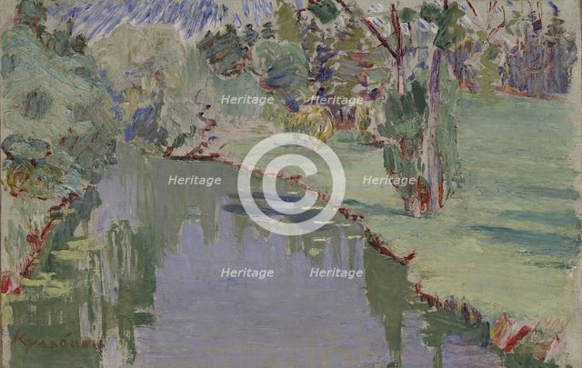 At the Slavyanka river, 1909. Artist: Kulbin, Nikolai Ivanovich (1868-1917)