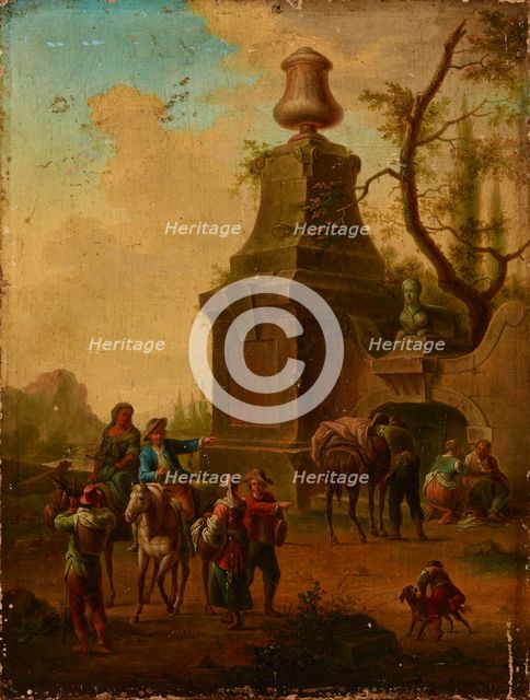 At the Spring, after 1720. Creator: Franz de Paula Ferg.