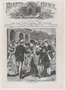 At the Spring: Saratoga (Hearth and Home, Vol. I), August 28, 1869. Creator: Nathaniel Orr & Co