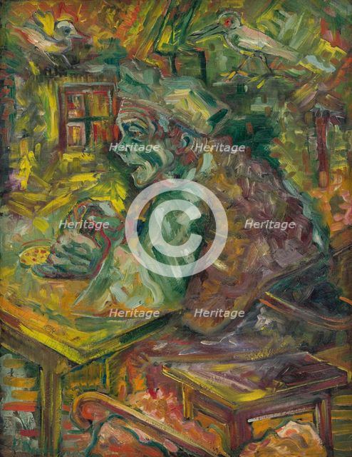 At the Table, 1940-1944. Creator: Arnold Peter Weisz-Kubincan.
