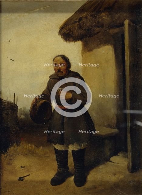 At the Tavern, 1836-1837. Artist: Shternberg, Vasili Ivanovich (1818-1845)