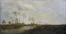 At the Thaya near Lundenburg I, 1877. Creator: Emil Jakob Schindler