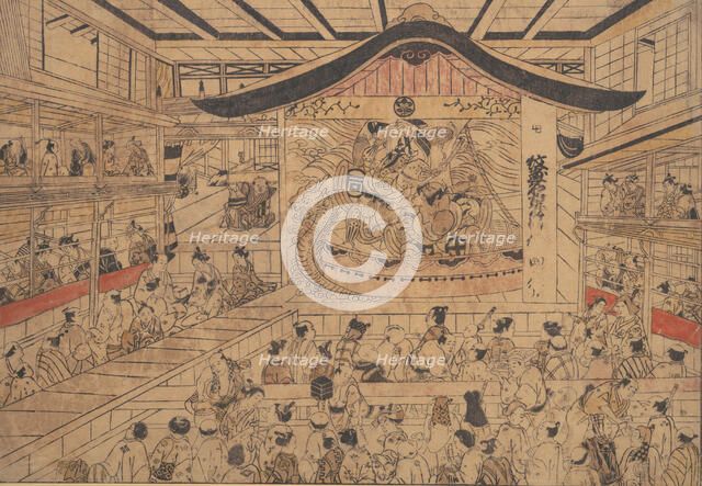 At the Theater. Creator: Okumura Masanobu.