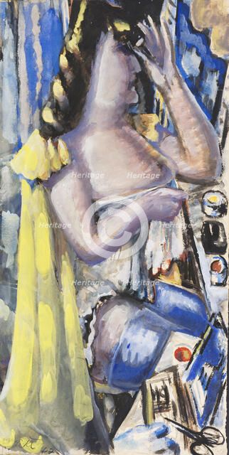 At the toilet, 1947. Creator: Kleinschmidt; Paul (1883-1949).