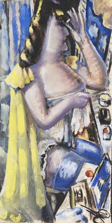 At the toilet, 1947. Creator: Kleinschmidt; Paul (1883-1949)