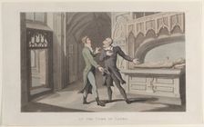 At the Tomb of Laura, from "Journal of Sentimental Travels in the Southern Provinces of..., 1817-21. Creator: Thomas Rowlandson
