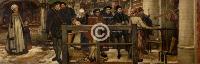 At the Town Gate, 1856. Creator: Jan August Hendrik Leys.