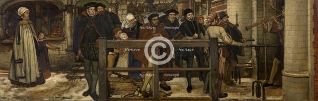 At the Town Gate, 1856. Creator: Jan August Hendrik Leys.