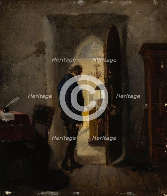 At the Vestry Door, 1874. Creator: Karl Emanuel Jansson.