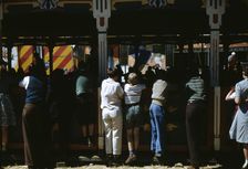 At the Vermont state fair, Rutland, 1941. Creator: Jack Delano