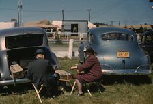 At the Vermont state fair, Rutland, 1941. Creator: Jack Delano