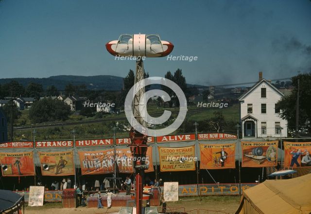 At the Vermont state fair, Rutland, 1941. Creator: Jack Delano.