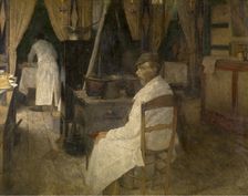 At the Waffle House, 1895. Creator: Charles Mertens