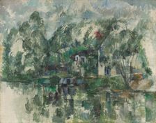 At the Water's Edge, c. 1890. Creator: Paul Cezanne