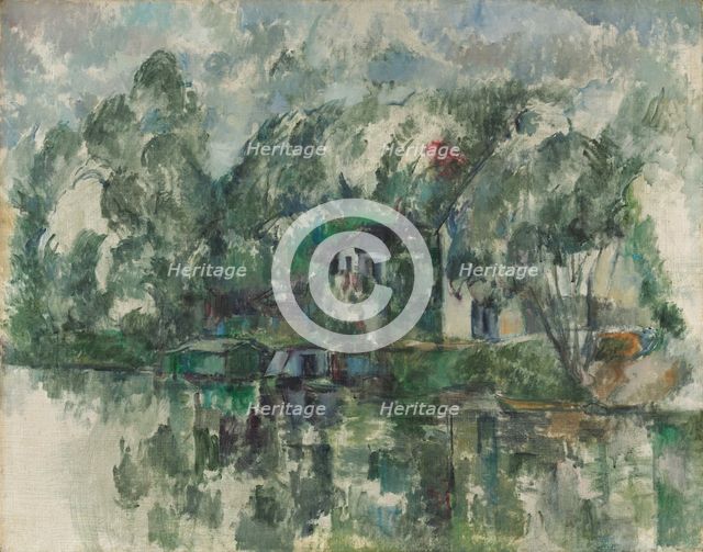At the Water's Edge, c. 1890. Creator: Paul Cezanne.