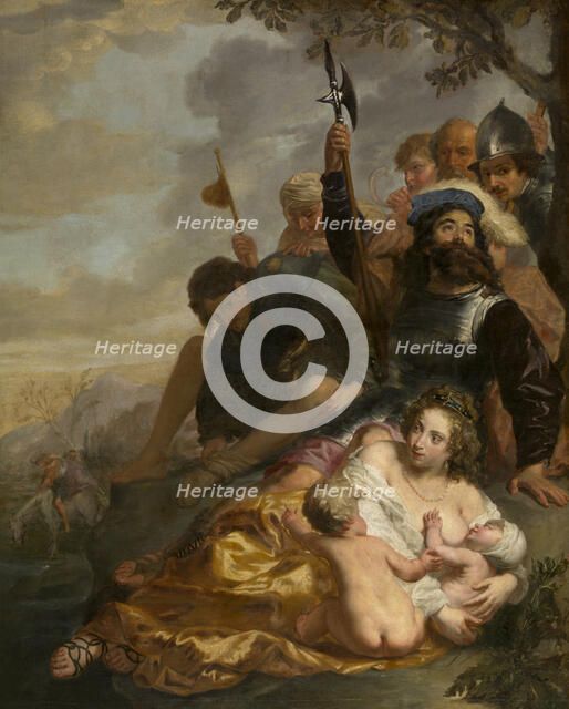 At the Watering Place. Creator: Peter van Lint.