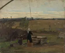 At the Well, 1886. Creator: Gerhard Munthe