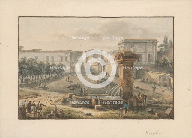 At the well, 2nd half 18th century. Creator: Unknown.