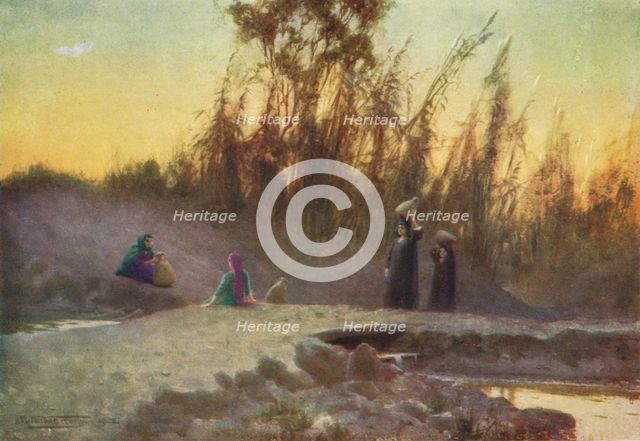 'At the Well', c1880, (1904). Artist: Robert George Talbot Kelly.