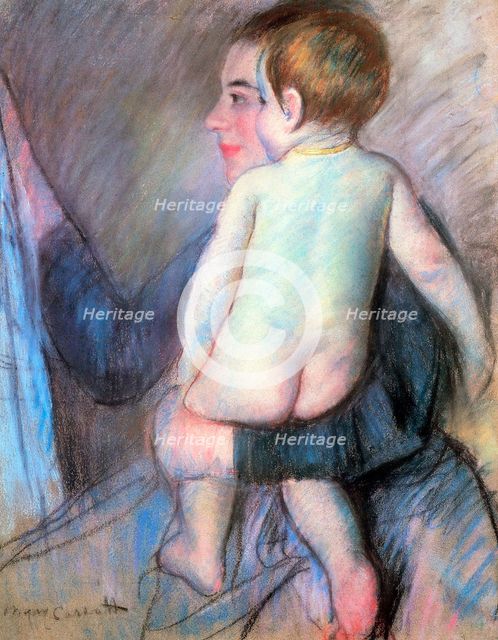'At the Window', 1889.  Artist: Mary Cassatt