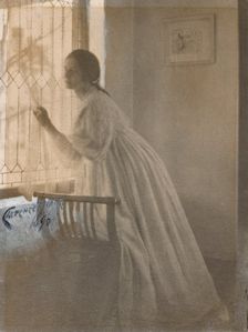 At the Window, 1896. Creator: Clarence H. White (American, 1871-1925)