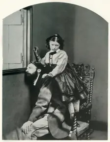 At the window c1860s, (1948). Creator: Lewis Carroll