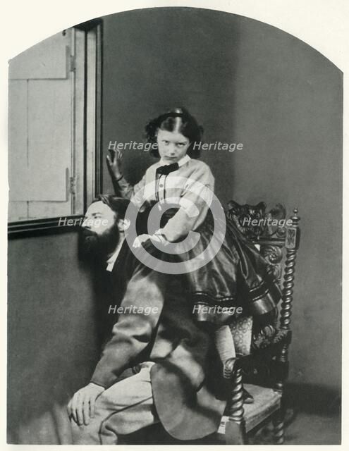 'At the window', c1860s, (1948).  Creator: Lewis Carroll.