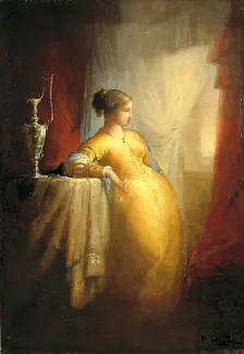 At the Window, ca. 1870. Creator: William Rimmer