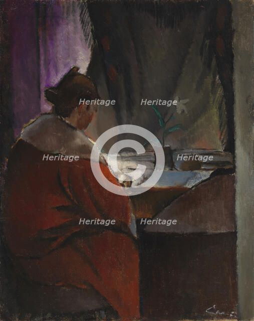 At the window. Creator: Alvar Cawén.