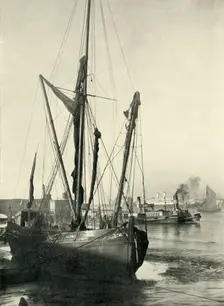 "At Tilbury Lie the Steamers Which Carried To England A Fraction of the Mighty Coronation... 1937. Creator: J Dixon-Scott