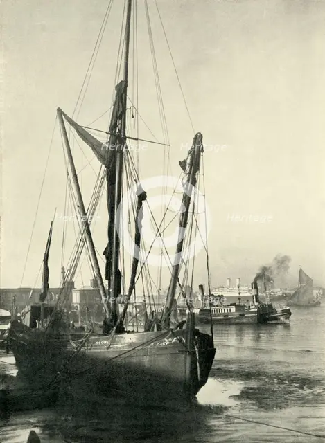 "At Tilbury Lie the Steamers Which Carried To England A Fraction of the Mighty Coronation...', 1937. Creator: J Dixon-Scott.