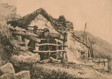 At Tintagel 1816. Artist: Samuel Prout