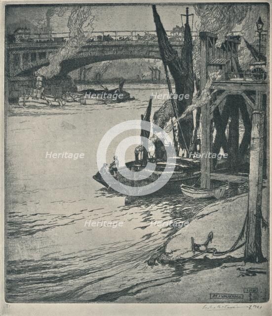 At Vauxhall, 1925. Artist: Sir Leslie Matthew Ward