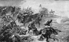 Attack of Basque Carlists during the revolt of 1872-1876, (1902)