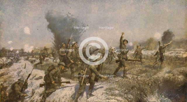 'Attack of the Ulster Division, 1 July 1916', (c1930).  Creator: James Prinsep Beadle.