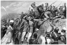 Attack of the mutineers on the Redan Battery at Lucknow, 30 July 1857 (c1860)