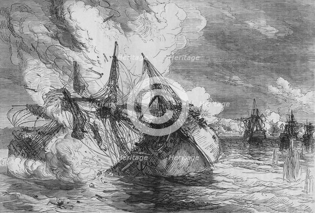 'Attack on Nova Colonia', c1880. Artist: Unknown.