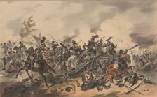 Attack on a Russian battery, 1835