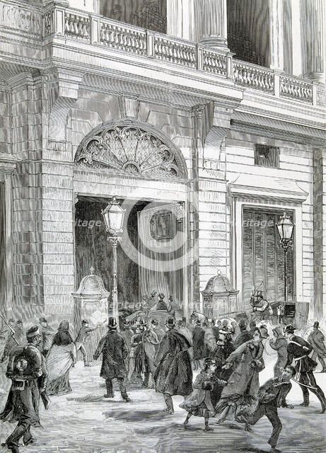 Attack on December 31, 1879 against King Alphonse XII of Spain and the Queen to coming into the p…