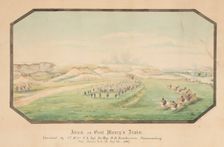 Attack on General Marcy's Train, 1867. Creator: Hermann Stieffel