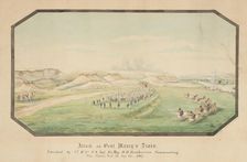 Attack on General Marcy's Train, 1867. Creator: Hermann Stieffel